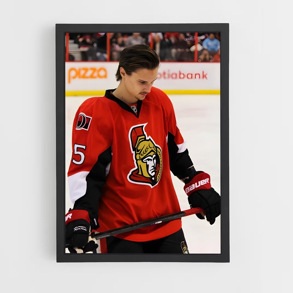 Poster Erik karlsson – affiche Hockey sur glace (vue 2)